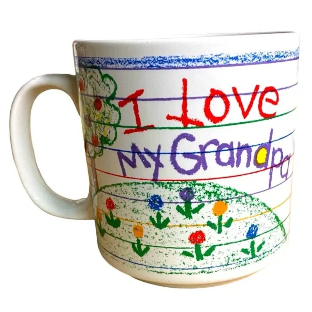 I LOVE MY GRANDPA ceramic coffee mug 10oz EUC - Picture 10 of 11